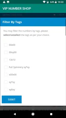 VIP Number Shop android App screenshot 0