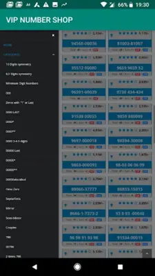VIP Number Shop android App screenshot 3